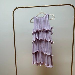 Lilac Zara Sleeveless dress with layers, Size M